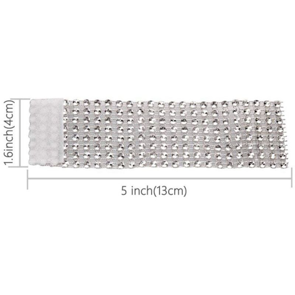 Rhinestone Serviettring Serviettring Dekorasjon for Bryllupsfest (300PCS,)