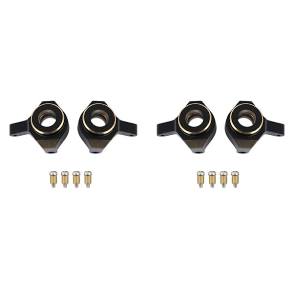 4 stk. Messing Styrestag Knuckles Motvekt Serie for 1/24 RC Bil Axial SCX24 90081 AXI00001 Oppgradering