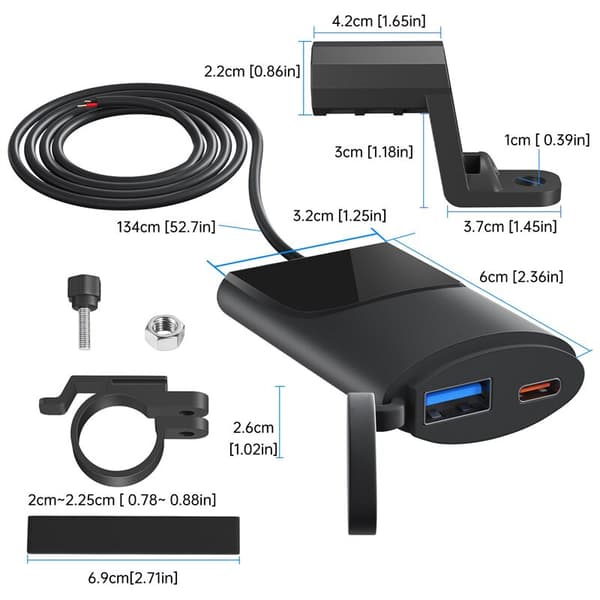 Bil Mobiltelefon Oplader QC3.0 Opladning Universal Tilbehør