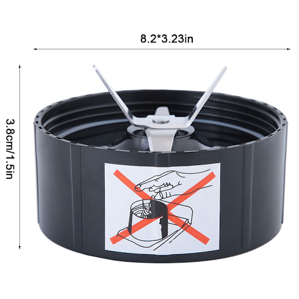 Metal Plast Saftpresser til Blender Udskiftning Nederste Blad (250W 1)