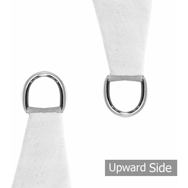 Skygge Sejl (HDPE, 180g/m²), Rektangulær 2x3m, Skygge Sejl Modstandsdygtig Overfor 98% UV-Stråler til Have Terrasse, Hvid 2x3
