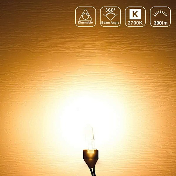12 kappaleen pakkaus G9-halogeenilamppu Kirkas kapseli Himmennettävä 25W 230V Lämmin valkoinen Uuniin, mikroaaltouuniin, liesiin, kattovalaisimiin [Energiatehokkuusluokka G]