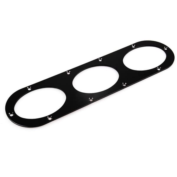 2 stk. Universal bakfanger racing luftfordeler diffusorpanel i aluminiumlegering for bilstyling