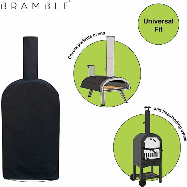Premium Universal Pizza Ugnsöverdrag, 165cm - Solid, Resistent & Vattentät