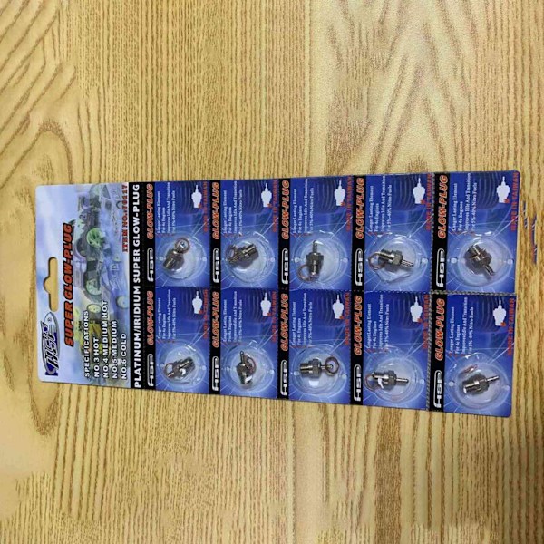 5X N4 Glödstift för 70117 1/10 1/8 RC Truck Nitro Motordelar