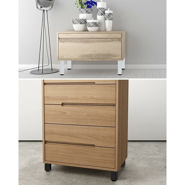 4 stk. justerbare møbelben i moderne design