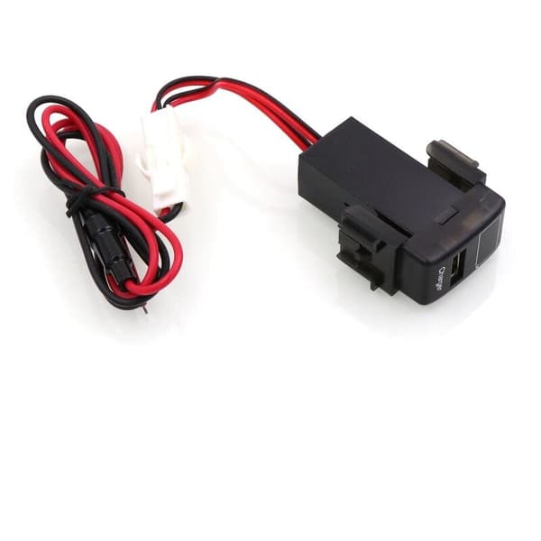 USB-oplader DC12V 5V 2.1A bilstik Led digital spændingsdisplay spændingsmåler batterimonitor til