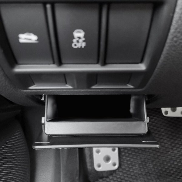 2X ABS sisätilan yksi osainen säilytyslaatikko, musta, sopii XV Crosstrek Forester Legacy