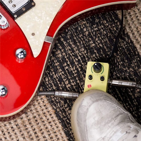 FC21 Kompressorpedal Elektrisk Gitarreffekpedal Klassisk Optisk Kompresjonseffekt True Bypass