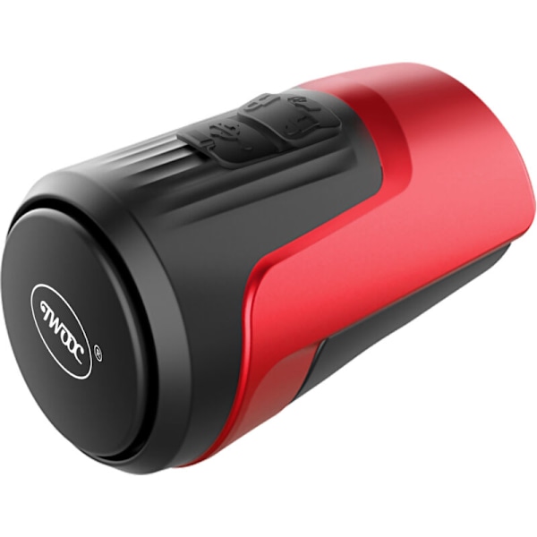 Sähköpyörän kello, kova elektroninen pyörän äänitorvi, 4 äänimoodia, USB-ladattava akku, vedenpitävä summeri（musta keltainen）