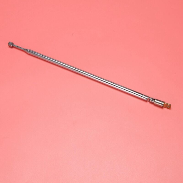 3 Par 62,5 cm 24,6 Tommer 4 Seksjoner Teleskopisk Rustfritt Stål AM FM Radio Antenne Universal