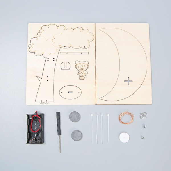 DIY swing leksaker barn dagis upplysning handgjorda vetenskap och utbildning modell monterade barnleksaker