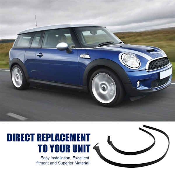 Vindrudeviskerdækselpakning til MINI R55 2007-2015 R56 R57 2006-2015 51132751211 51132751212 RHD