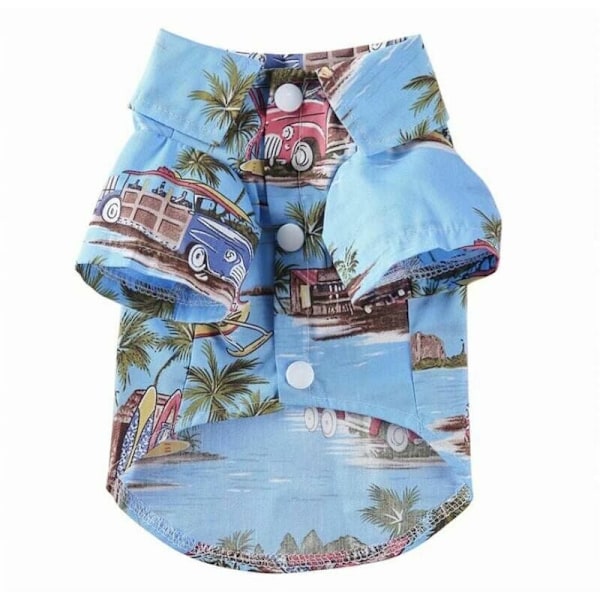 Kæledyrstøj Kæledyrstøj Hawaii Skjorte Kæledyr Hundetøj Daisy Print Skjorte Ternet Hundeskjorte