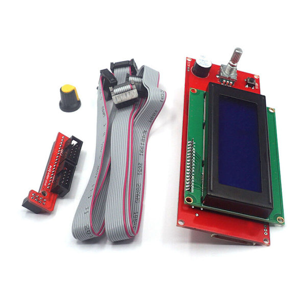 Ramps 1.4 2004 LCD Smart Display Controller med Adapter Passer til 3D Printer RepRap Adapter