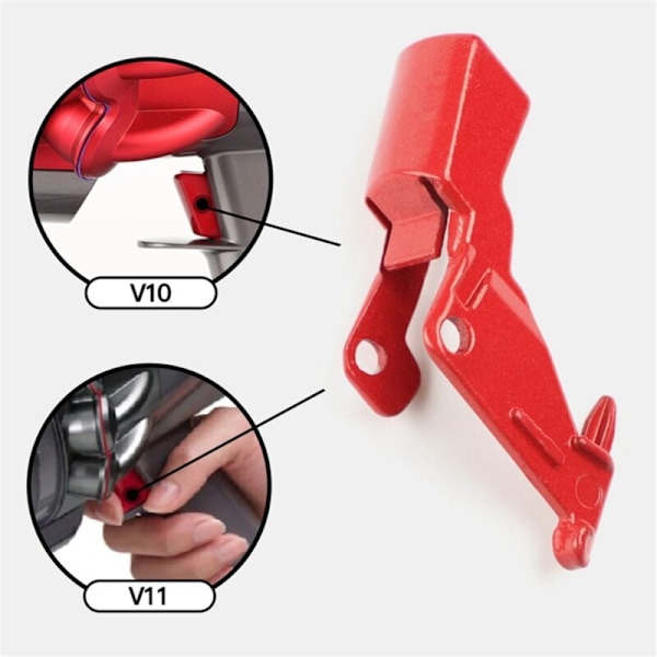 Strömbrytare Knapp Extra Stark Metall Trigger för V10 V11 SV12 SV14 Dammsugare, Ersättningsrengöring B