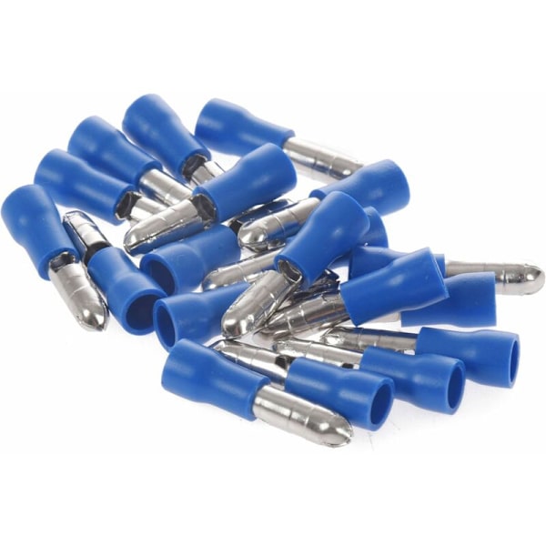 20X Han-stik, blå, isoleret, elektrisk crimpterminal 14-16AWG