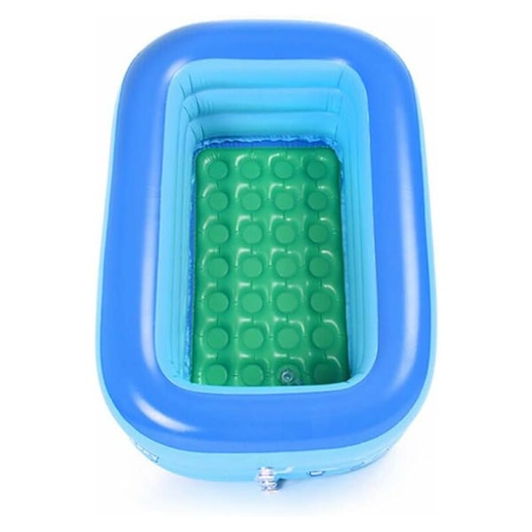 Uppblåsbar Babypool Liten Barnpool PVC Vikbar 120 x 70 x 35 cm