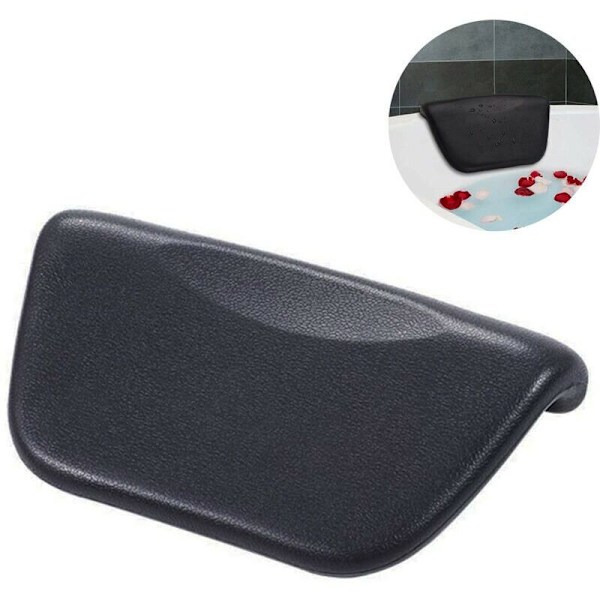 Badkudde Huvudstöd Mjuk Hem PU Läder Badrumstillbehör Sugkopp Nackstöd Kudde Halksäker Ergonomisk Bekväm Badkar