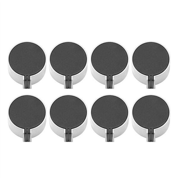 6 stk. komfyr knotter erstatning 8mm D skaft kontrollbryter knotter for komfyr ovn gass hob brytere adaptere