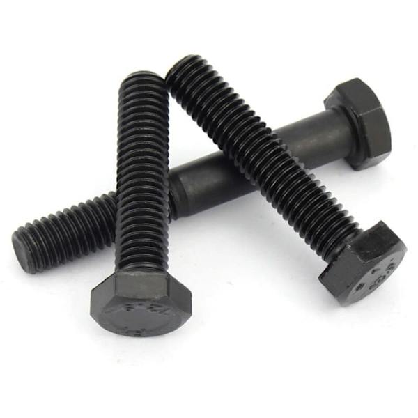 Sekskant Hodeskruer (Helt Gjengede) M8 x 35mm Skrue Sekskant Bolter i Klasse 12.9 Høyfasthets Legert Stål (10 stk)