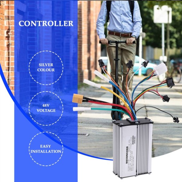 48V 20A Aluminiumslegering Elektrisk Scooter Motorkontroller Scooter Reservedeler Tilbehør for 10 Tommer, 1 stk