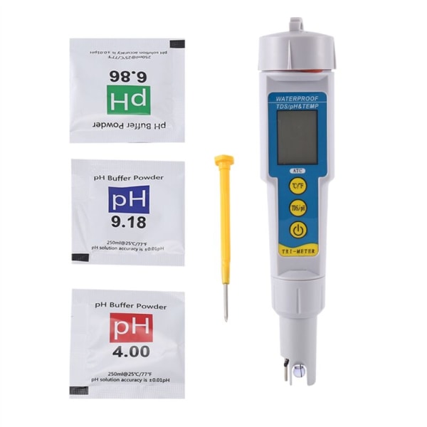 PH-986 Multifunksjonell PH/TDS/Temperatur Vannkvalitet Pen Test Pen Tester Vannkvalitetsdeteksjon