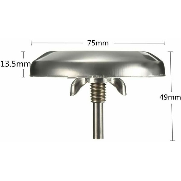 Rustfritt stål ovnstermometer BBQ-termometer