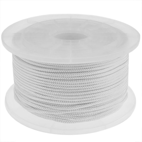 100 m x 3 mm valkoinen polyesteri punottu köysi