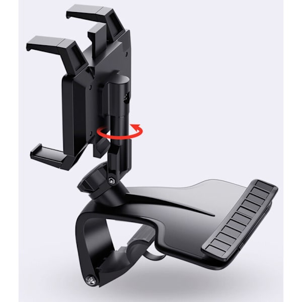 Bil Dashboard Telefonholder Auto 360 Graders Rotation Multifunktionel Gadget Parkering Nummer