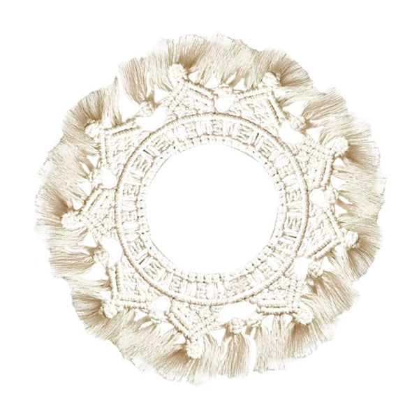 Boho Macrame Meikki Seinävaate Käsintehty Kudottu Tupsu Gobelini Seinätaidekoristeluun