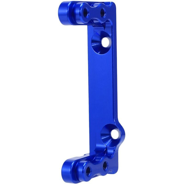 Metall 2-växlad servomotorfäste för Axial SCX6 JLU Wrangler AXI05000 1/6 RC-bil uppgraderingsdelar, blå