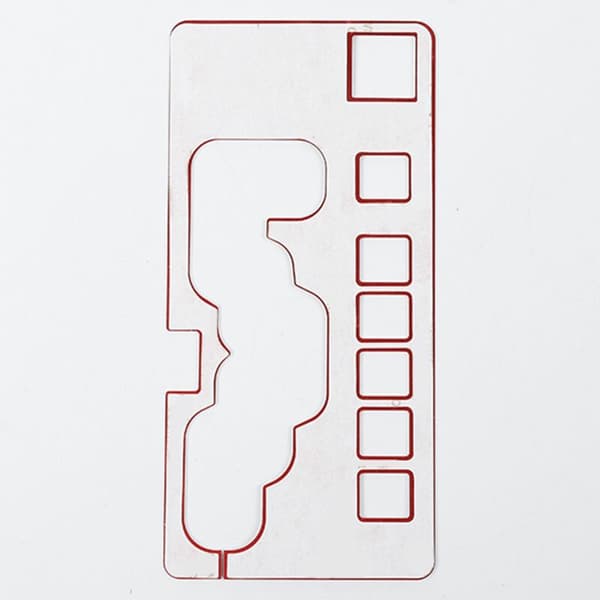 Aluminiumlegering Interiør Tilbehør Sentral Kontroll Girskift Panel Trim for Nitro 2007-2012 (Rød)