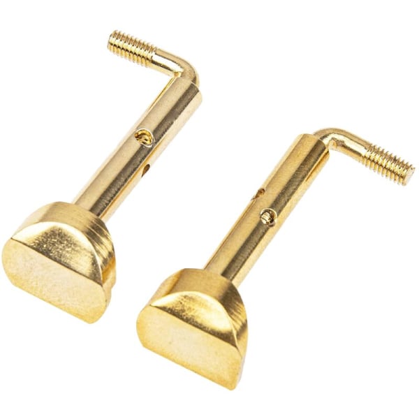 2 Pieces Alloy Violin Chin Rest Screws Violin Chin Rest Clamps Accessories for 4/4 3/4 Violin
