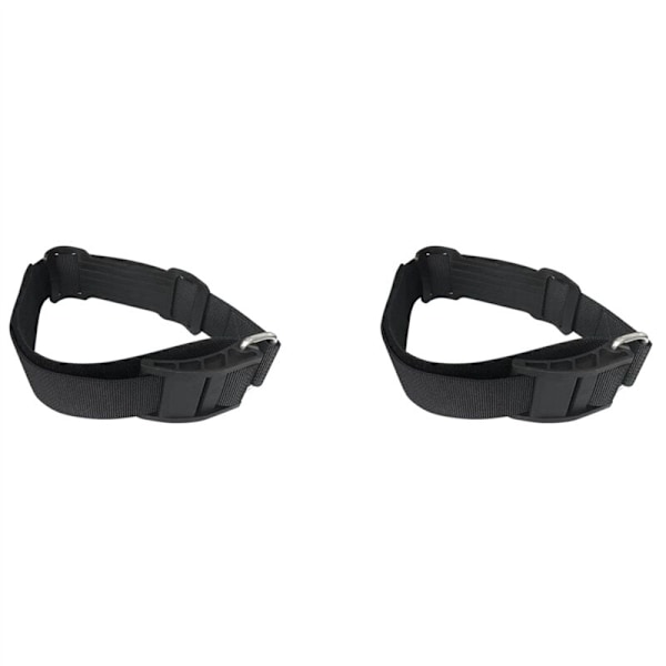 2X Dykker Tankbånd Scuba Diving Rem Cam Remme Luftflaske Bcd Fastgørelse Dykker Rygplade-A