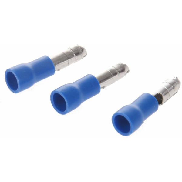 20X Han-stik, blå, isoleret, elektrisk crimpterminal 14-16AWG