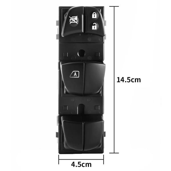 Til Juke Leaf Rogue Altima 2010-2018 Power Master Window Switch Førersiden Dørlås Switch 25401-3TA5A