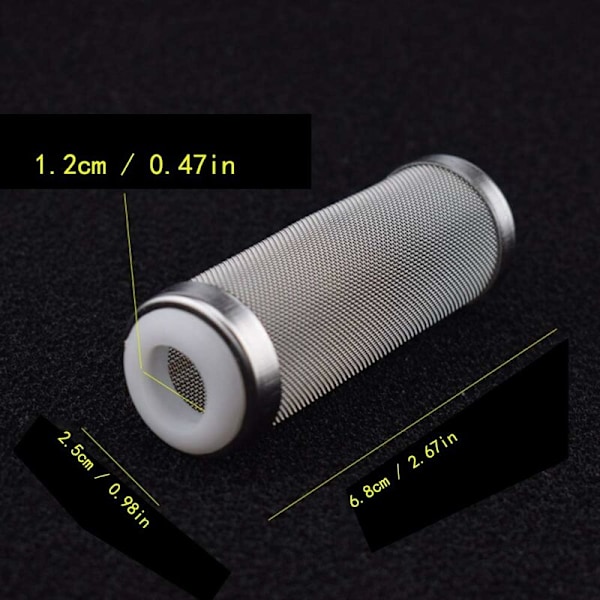 Akvarie eksternt filterfilterbeskyttelse akvariebeskyttende dæksel rustfrit stål filter akvariefilterbeskyttelsesnet 12mm 2 stk, Sunny