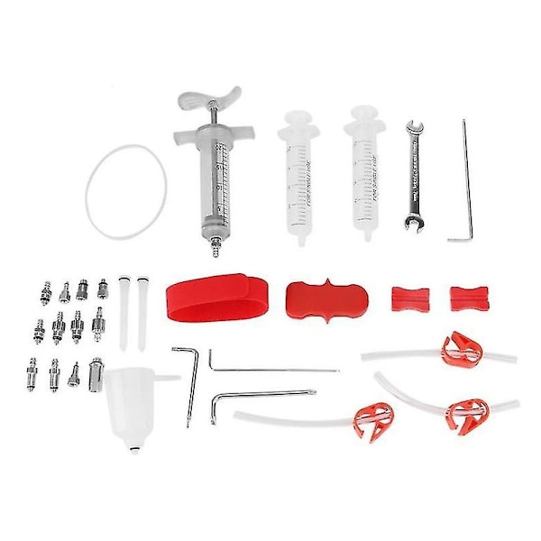 Universell hydraulisk skivbroms avluftningskit verktyg för Shimano Magura Avid Sram Formula Hayes Nutt Zoom