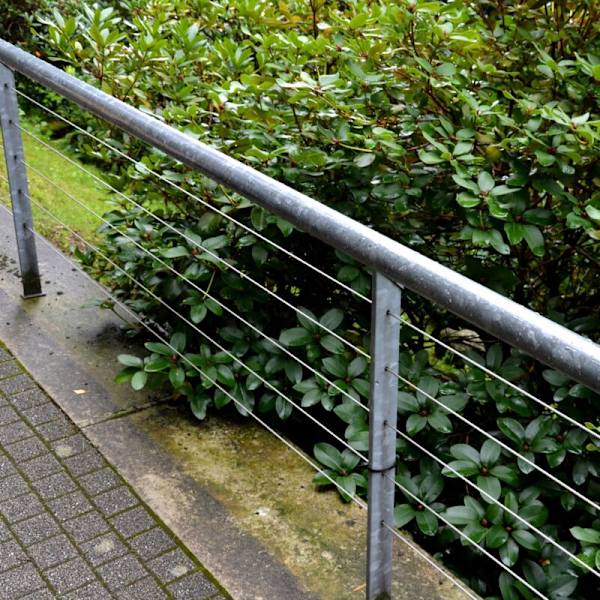 25m spole med 7x19 4mm klar plastbelagt rustfritt stålvaier