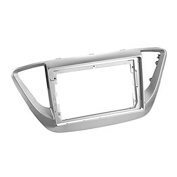 2Din 9 tommers bilstereo radio DVD panel fascia ramme trim for 2 Accent 2017-2018