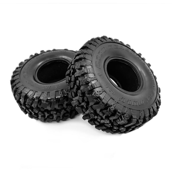 4 stk 120MM 1.9 Gummi Stein Dekk Hjul Dekk for 1/10 RC Crawler Axial SCX10 90046 AXI03007 TRX4 D90
