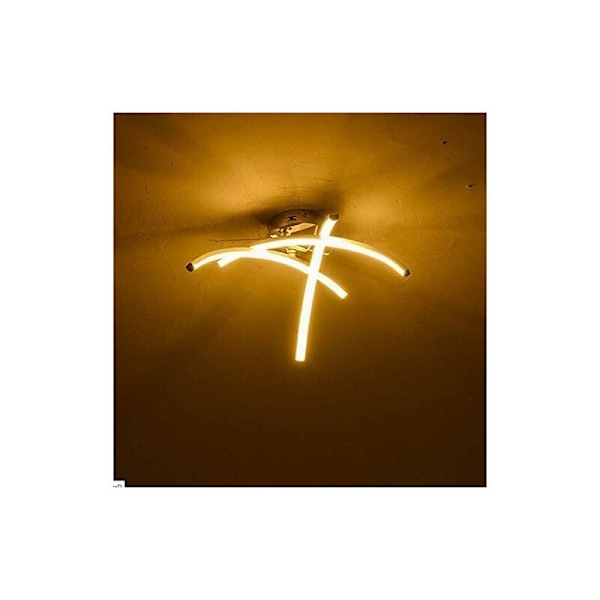 LED Loftlampe, Moderne Design Buede Loftlampe med 3 Buede Lys til Stue Soveværelse Spisestue