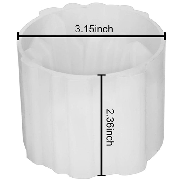 2 stk. Tealight stearinlys holder form, harpiks stearinlys holder silikoneform, egnet til stearinlys smykkeholder