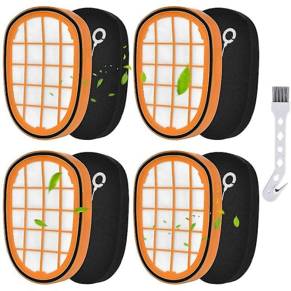 4 pakker filtre til Philips Speedpro Max Aqua håndholdt Fc6812 Fc6813