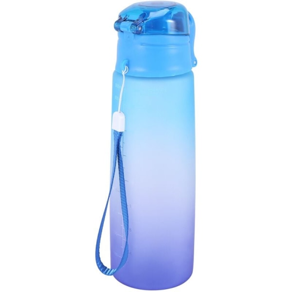 32Oz Rabatt Drikkeflaske med Tidsmarkør Stor Kapasitet Drikkekanne for Trening Utendørs Kontorarbeid Gradient-Blå