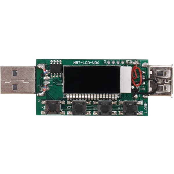 QC-adaptertester, automatisk deteksjonstester for Qualcomm QC2.0/QC3.0 spenningsmåler lastsimulator