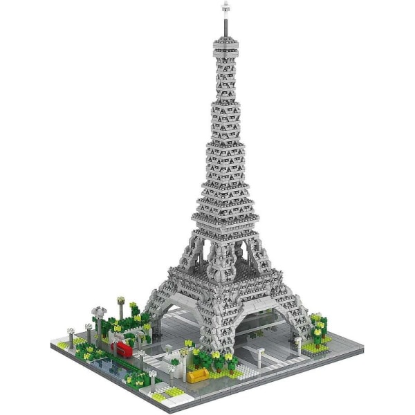 Bygg Eiffel Tower Miniatyrblock Set, 3369 Delar Miniatyrblock 3d Pussel Leksaker, Presenter Till Vuxna Och Barn