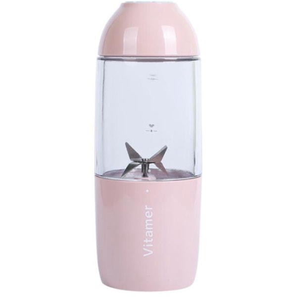 400ML 4000MAh Bärbar Smoothie Blender Mini Blender USB Elektrisk Juicer Laddning Frukt Juicer Rosa