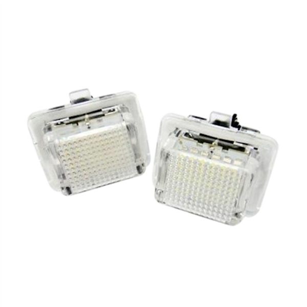 4 stk. bilnummerpladelys til W204/W212 W216 W221 W207 18 LED hvide baglygter til nummerplade